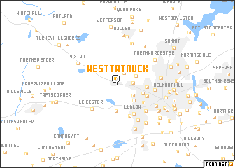 map of West Tatnuck