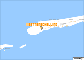 map of West-Terschelling