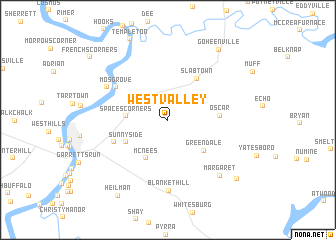 map of West Valley