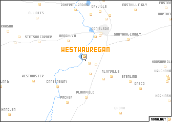 map of West Wauregan