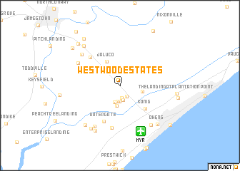 map of Westwood Estates