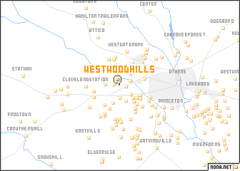 map of Westwood Hills