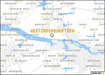map of Westzaner-Overtoom
