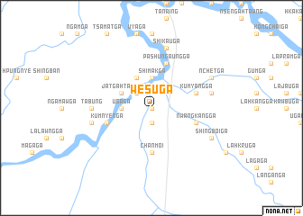 map of Wesu Ga