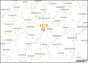 map of Weta