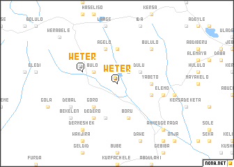 map of Weter