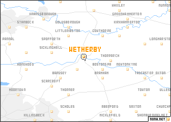 map of Wetherby