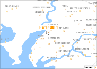 map of Wetipquin