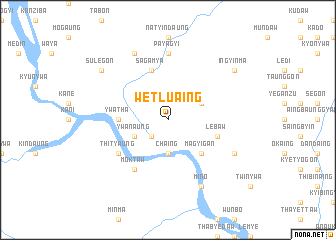 map of Wetlu-aing