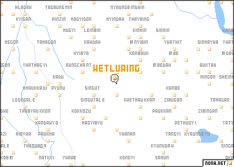 map of Wetlu-aing