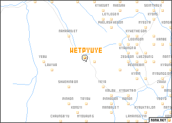 map of Wetpyuye