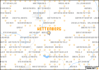 map of Wettenberg