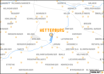 map of Wetterburg