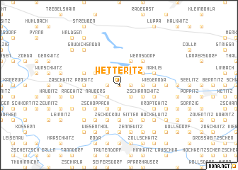 map of Wetteritz