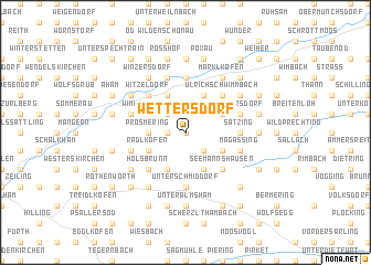 map of Wettersdorf