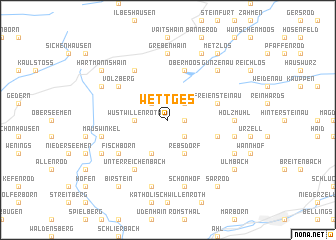 map of Wettges