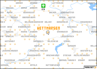 map of Wettmarsen