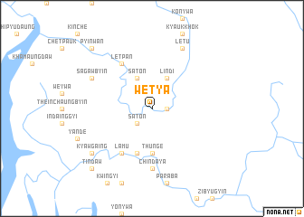 map of Wet-ya