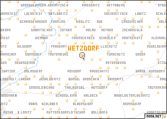 map of Wetzdorf