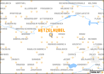 map of Wetzelhübel