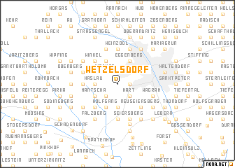 map of Wetzelsdorf