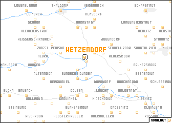 map of Wetzendorf