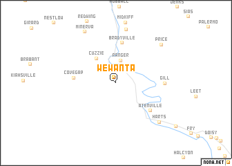 map of Wewanta