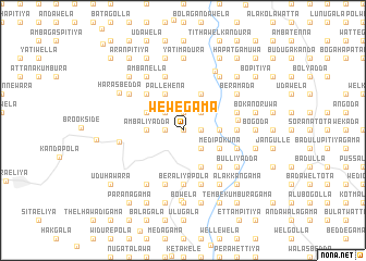 map of Wewegama