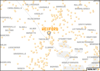 map of Wexford