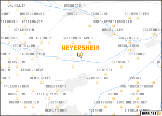 map of Weyersheim
