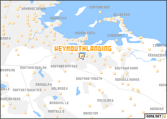 map of Weymouth Landing