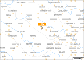 map of Weza