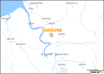 map of Wharepoa