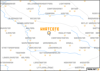 map of Whatcote