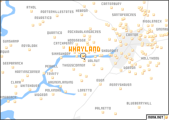 map of Whayland