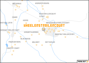 map of Wheelers Trailer Court