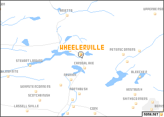map of Wheelerville