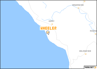 map of Wheeler