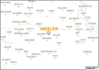 map of Wheel Rim