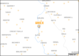 map of Whick