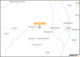 map of Whigham