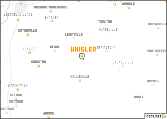 map of Whisler
