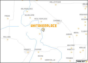map of Whitaker Place