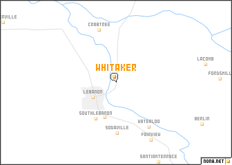 map of Whitaker