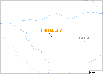 map of White Clay