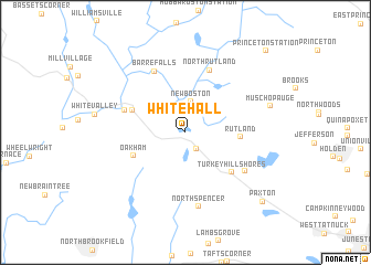 map of White Hall