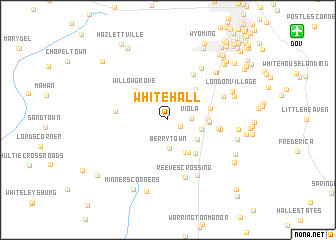 map of White Hall