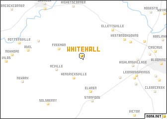 map of Whitehall