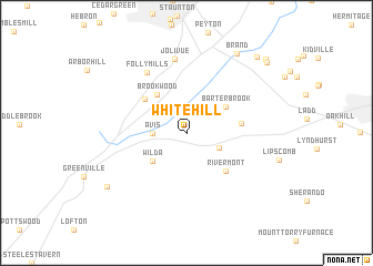 map of White Hill
