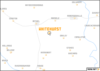 map of Whitehurst